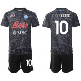 Fußballtrikots SSC Napoli Diego Maradona 10 Special Kinder 2021-2022 Kurzarm Heimtrikotsatz kaufen